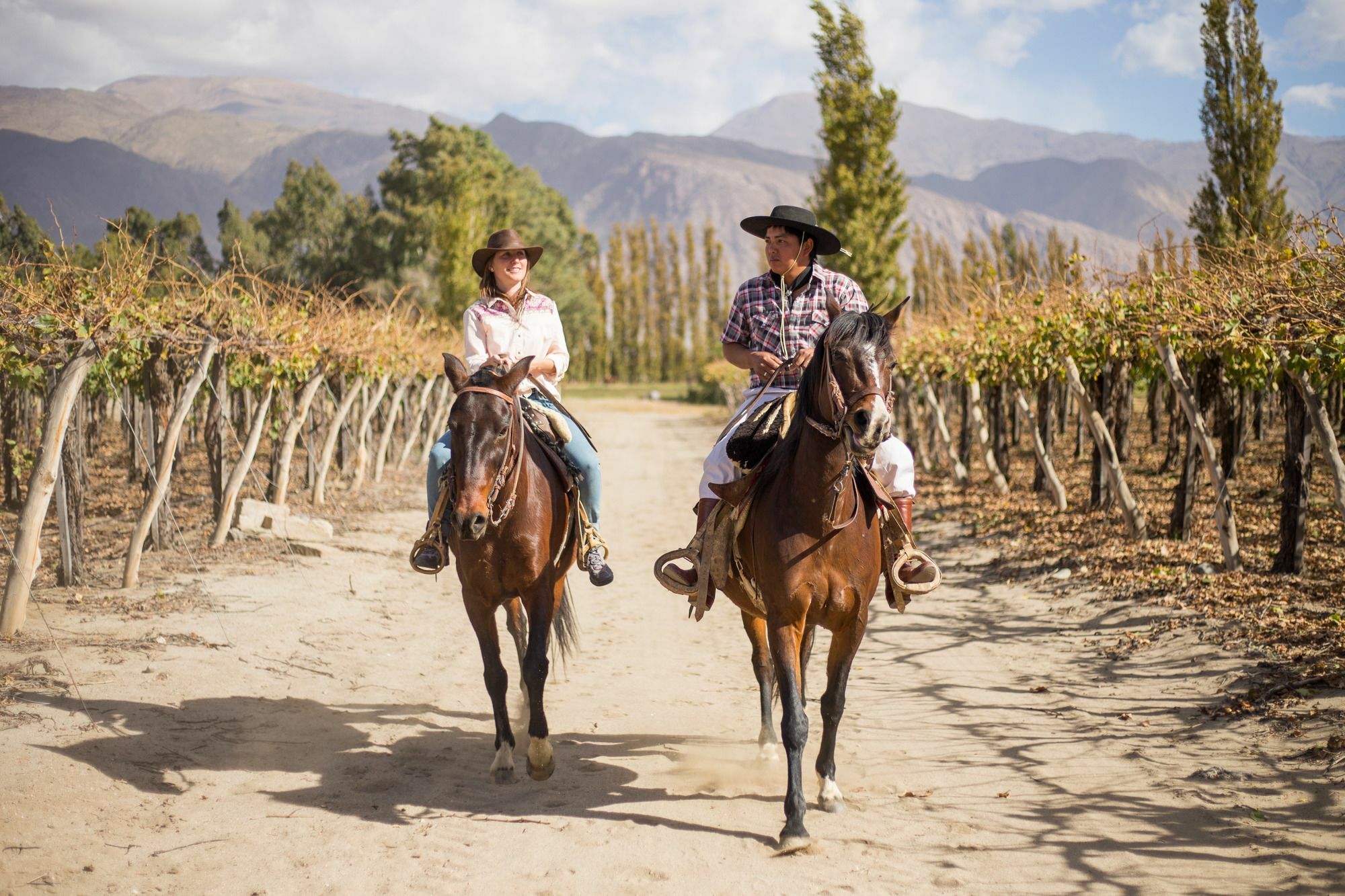 Grace Cafayate Hotel Exterior foto Horse riding in the wine region of Mendoza